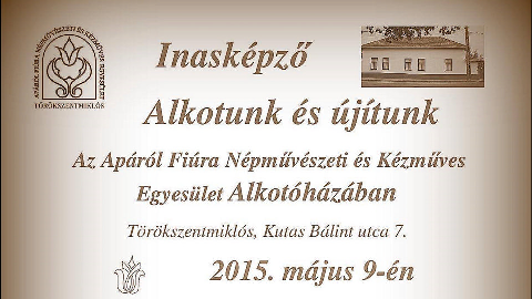 Inasképzés – Kosárfonás 2015.05.09.