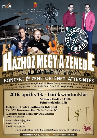 Házhoz megy a zenede – koncert és zenetörténeti áttekintés