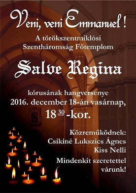 Salve Regina kórus hangversenye – 2016. December 16.