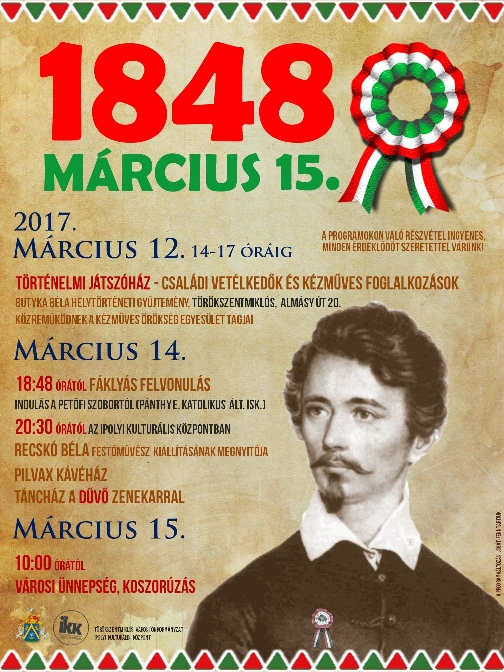 1848. Március 15.  – Programok