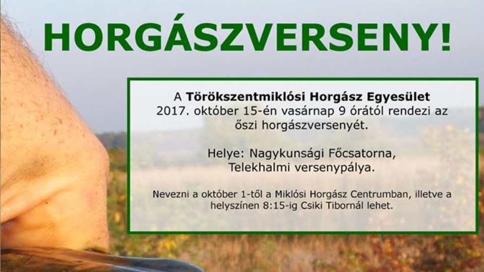 Őszi horgászverseny 2017