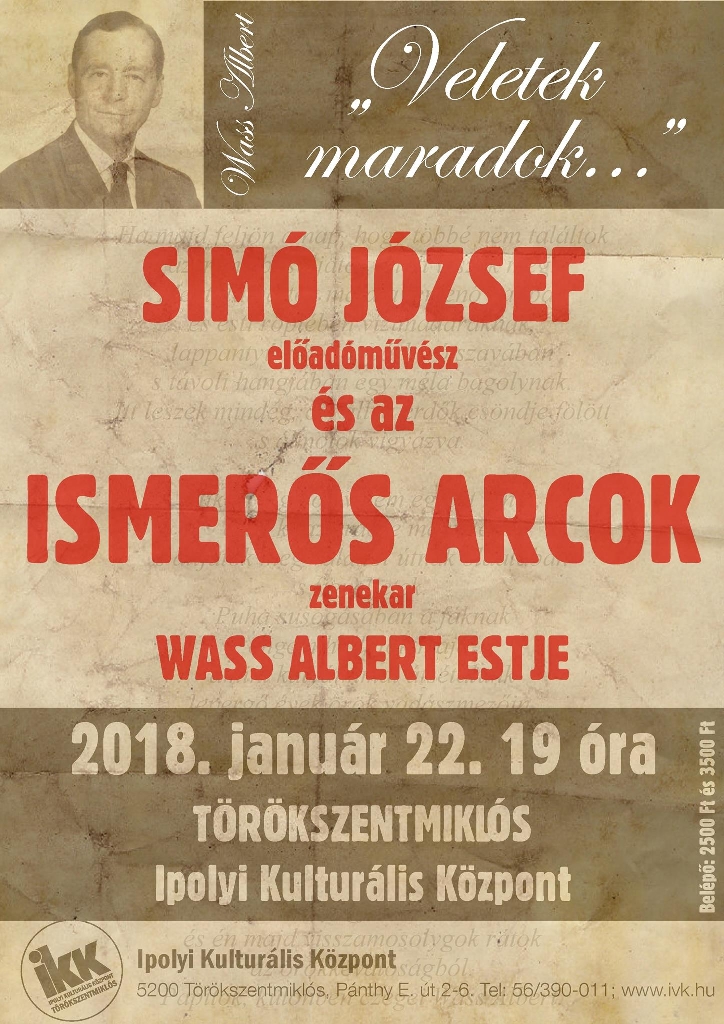 Wass Albert est – 2018. január 22.