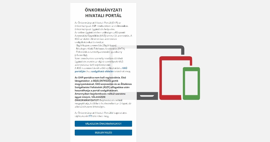 INTÉZZE ÖNKORMÁNYZATI ÜGYEIT ELEKTRONIKUSAN