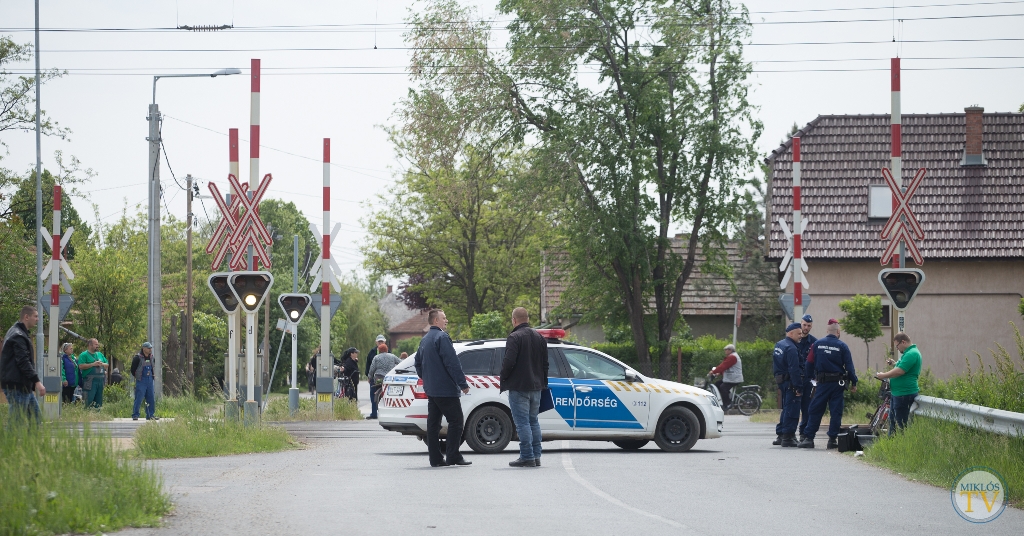 GÁZOLT A VONAT TÖRÖKSZENTMIKLÓSON