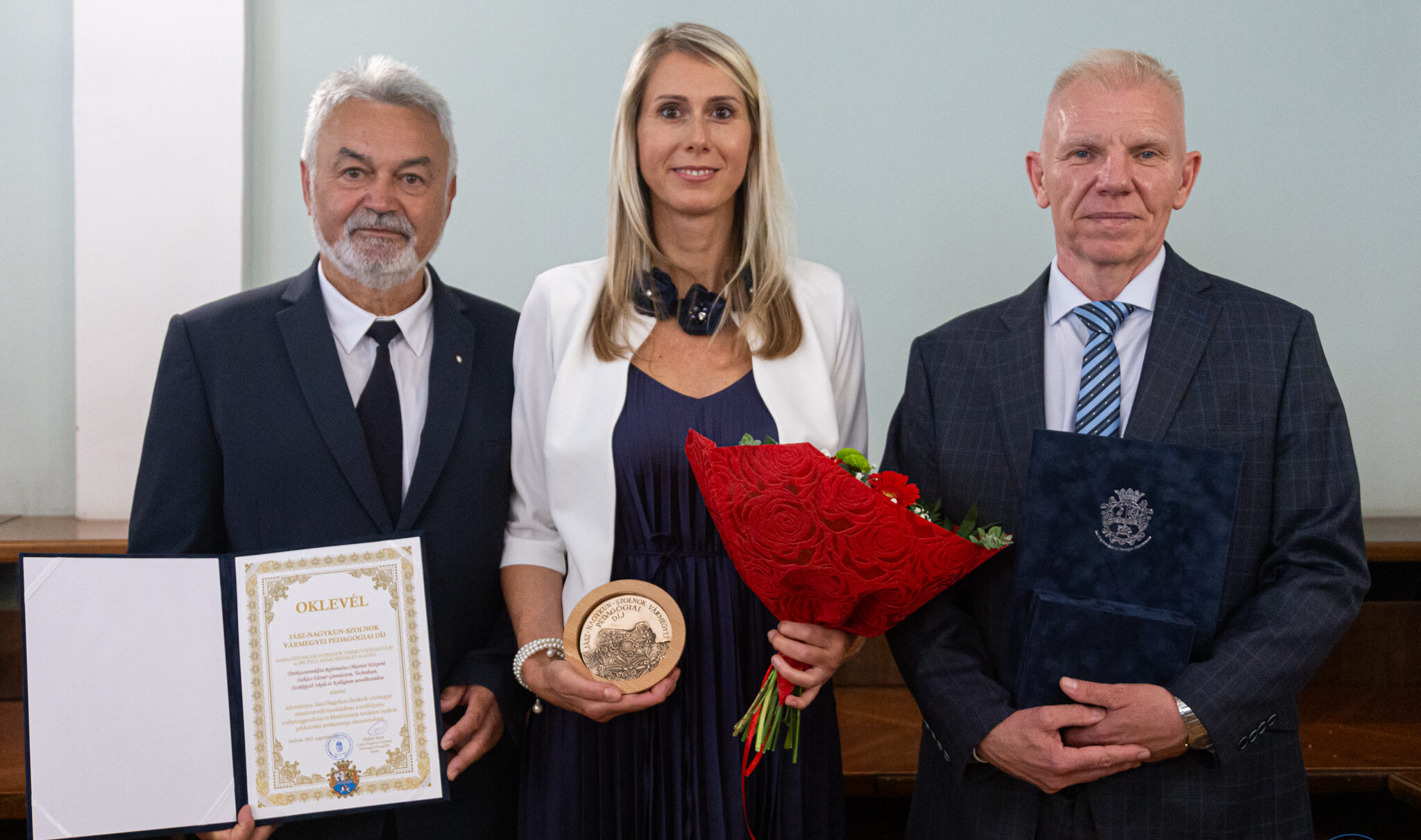 Törökszentmiklósi díjazottak a vármegyei önkormányzat kitüntetettjei között