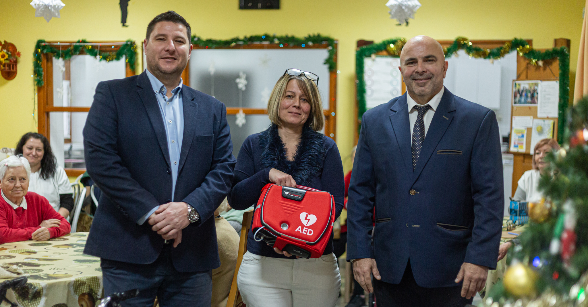 Defibrillátor a Kertész úti Nyugdíjasházban